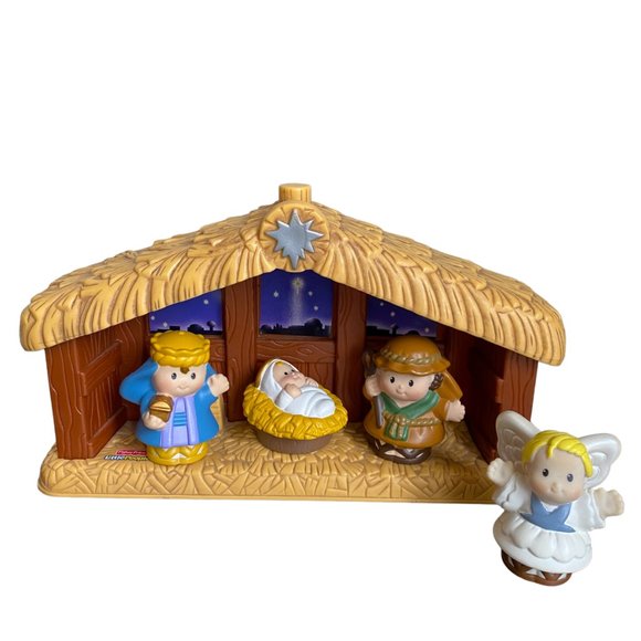 Fisher Price Little People Nativity Set Toy Set Christmas 2008 Partial 5 pieces - Picture 9 of 14